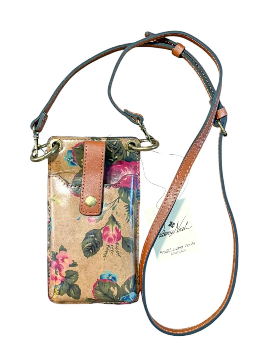 Patricia Nash Farleigh Phone Wallet Leather Crossbody